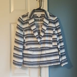 Loft Striped Blazer